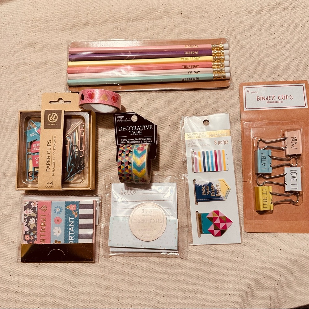 Planner Set | Planner Items | Planner Set in a Bag - Picture 7 of 7